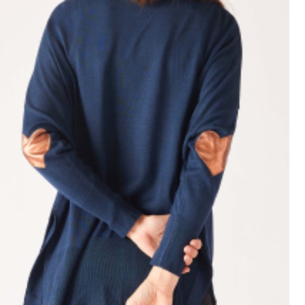 Mersea Heart Elbow patch Sweater DISCONTINUED COLORS